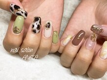アネラ(ANELA)/ニュアンスレオパードネイル