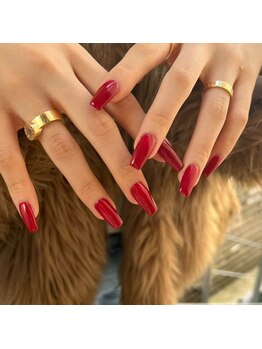 リルム(Relum)/赤ワンカラーネイル♪