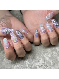 海外個性ネイル