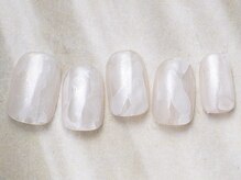 アイネイルズ 天神今泉店(I-nails)/【miho.y】ホワイトパールネイル