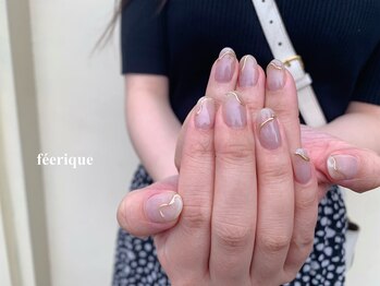 フェリークネイル(feerique nail)/gold &nbsp;design/圓山