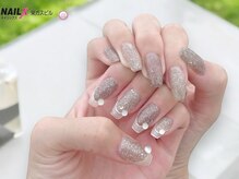 ネイリックス 栄ガスビル(NAILX)/クリアフレンチ/フラッシュ