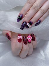 ミオ 上野店(mi.o)/SNS豹柄ネイル