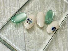 ネイルサロン アージュ(Nail Salon A jyu)/押し花