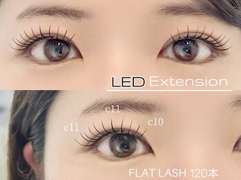 オヒメアイラッシュ 新宿(ohime eyelash)/LEDフラットラッシュ 120本 