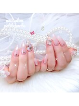 定額☆ホワイトミラーネイル