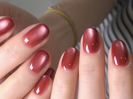 春のうるつらマグネットネイル