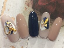 ネイルサロン リリオ(Nail Salon Ririo)/シックな塗りかけネイル
