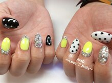 アモ ラブネイルズ(AMO Love nails)/カラフルドット