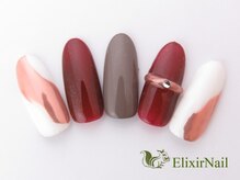 エリクサーネイル 五反田(Elixir Nail)/定額a シンプル/クーポン使用
