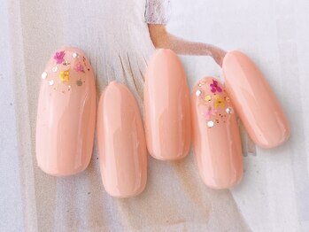 ネイルサロンフォーユー(for u)/ドライフラワー♪￥5980