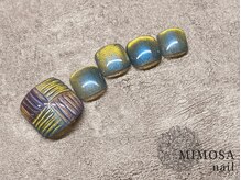 ミモザネイル(MIMOSA Nail)/フットもグラス風マグネット