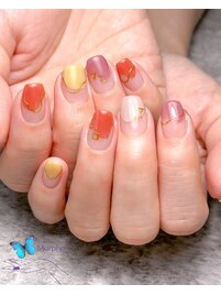 ニュアンスフレンチネイル♪