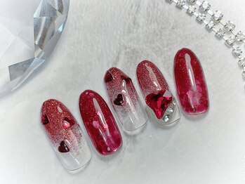 キャッツアイ東京 新宿店(Cat's eye TOKYO)/バレンタインネイル