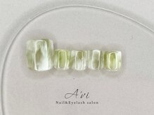 ネイルアンドアイラッシュ アヴィ(Nail and Eyelash A'vi)/フット定額デザイン　¥8100