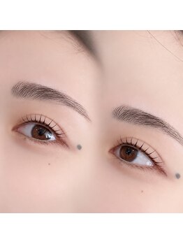 エム 新宿(M)の写真/《まつパ×美眉》ナチュラルに垢抜ける似合わせデザイン◎セットで一気に印象UP！