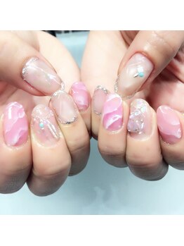 ミキュア(MICURE)/人気の大理石ネイル