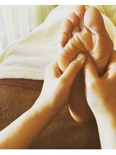 ディルマコーソサロン(di rumah KOSO salon)/酵素風呂の後の足ツボ