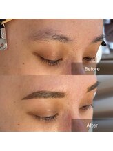 フリージア(Freesia)/眉尻もしっかりと色付けを◎