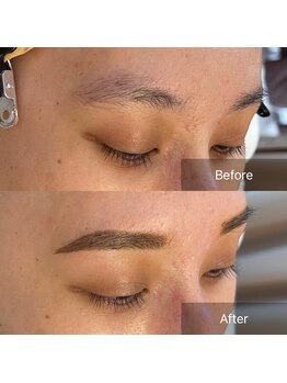 フリージア(Freesia)/眉尻もしっかりと色付けを◎