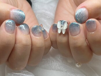 ルルネイル(LuLu nail)の写真/【わさだ】初回限定★ワンカラーorカラグラ4500円/ラメグラ4200円!通いやすさ×スピーディーな施術が人気◎