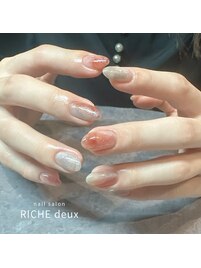 秋色ニュアンスネイル
