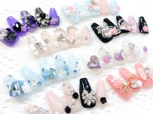 ネイルコレクション ピンク(Nail Collection Pink)/ジェル：パーツ放題★ハート：蝶