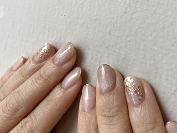 アメリアンドカシェット(Amelie&Cachette)/ブライダルネイル：maika