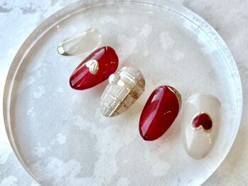 ブレスネイル(brace Nail)/バレンタインネイル