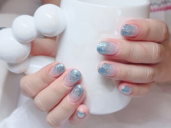 アンダンテ ネイル スタジオ トウキョウ(ANDANTE NAIL STUDIO TOKYO)/ラメグラデーション