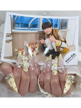 プティネイル(Puty Nail)/長尾謙杜くん メンカラネイル