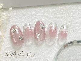 マグネット×チークネイル