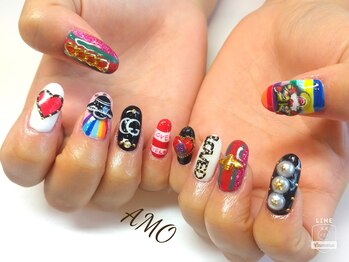 アモ ラブネイルズ(AMO Love nails)/GUCCIネイルオーダーパーツ