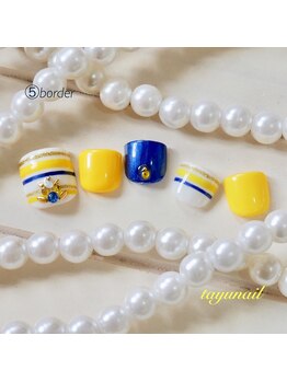 たゆ ネイル(たゆnail)/ボーダーネイル