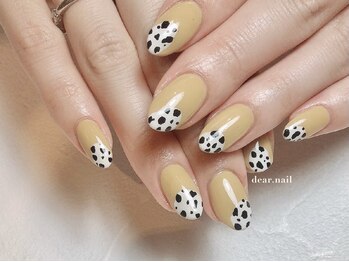 ディアネイル(dear.nail)/ダルメシアンネイル