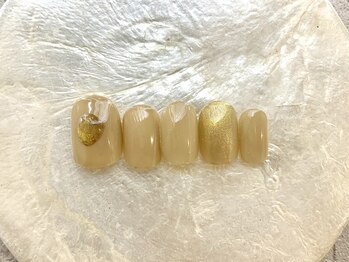 カラネイル 南森町店(calla nail)/ゴールドマグネット