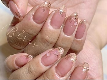 ブリス(Bliss produced by syisyu)/透けピンク&キラキラ