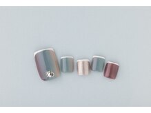 ヴァンネイル(VINGT NAIL nail&eye beauty)/ニュアンスフットネイル