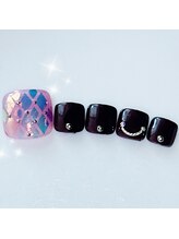 いろ紡ぎ/オーロラキラキラネイル