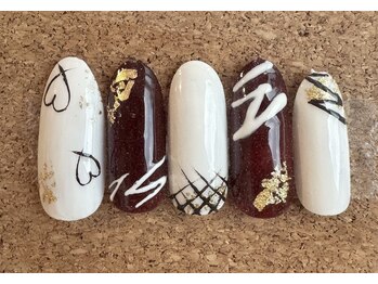 ヘアーアンドネイル ルシア(Hair&Nail Lucia)/バレンタインネイル!