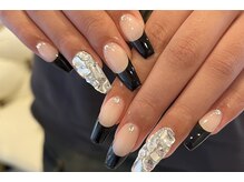 エンヴィネイルズ 豊橋店(envy nails)/埋め尽くし×フレンチ