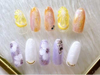 ネイルサロン インプレス(Impress)の写真/【ワンポイントメニュー豊富】アセトンフリー採用★貴女の希望に合わせたデザインをご提供♪