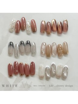 ホワイト(WHITE)/11.12月Lily.sherryサンプル