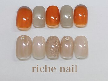 リッシュネイル 新百合ヶ丘店(riche nail)/シンプルアートコース