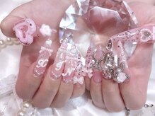 プティネイル 池袋(Puty Nail)/イニシャル×レオパードネイル☆