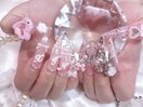 イニシャル×レオパードネイル☆
