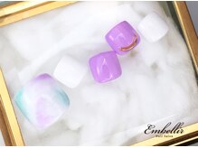 アンベリール 横浜店(Embellir)/(559)涼しげタイダイ柄ネイル