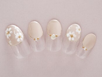 ローズクレア(Rose Crea)/フェミニンフラワーネイル