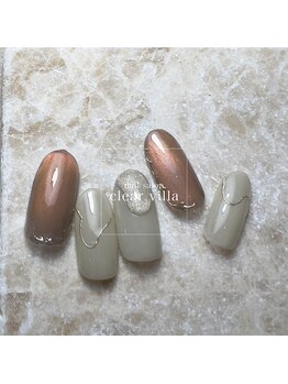 ネイルサロンクリアヴィラ(nail salon clear villa)/trend designコース￥8990