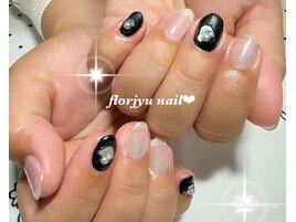 シャボン玉ネイル
